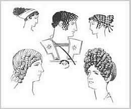 coiffures antiques